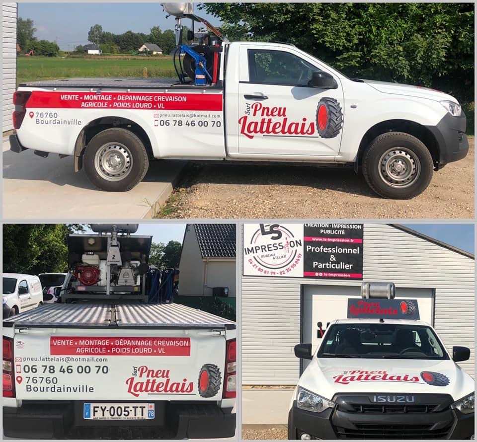 Personnalisation véhicule avec impression découpe